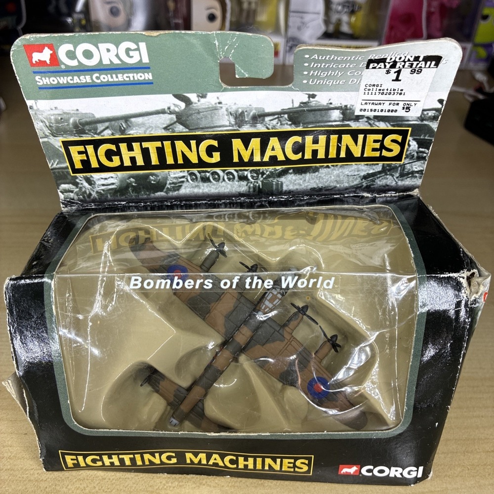 Corgi Fighting Machines - Avro Lancaster RAF 617 Sqn vintage collectibles
